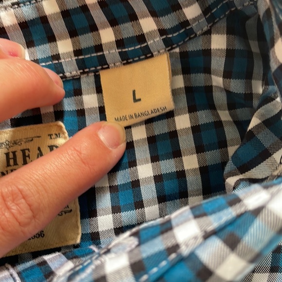 EUC Bundle of 5 RedHead long sleeve button down shirts excellent used condition - Picture 9 of 13